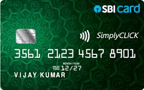 SBI SimplyCLICK Card